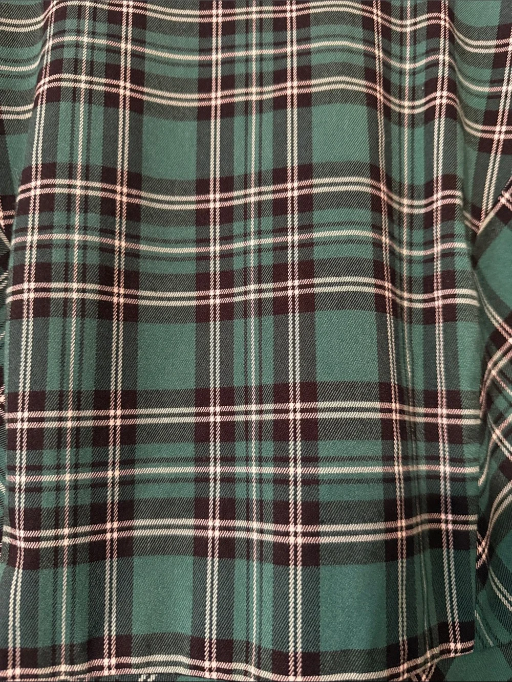 Draper James Green Plaid Sleeveless Midi Dress